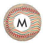 Striped pattern baseball