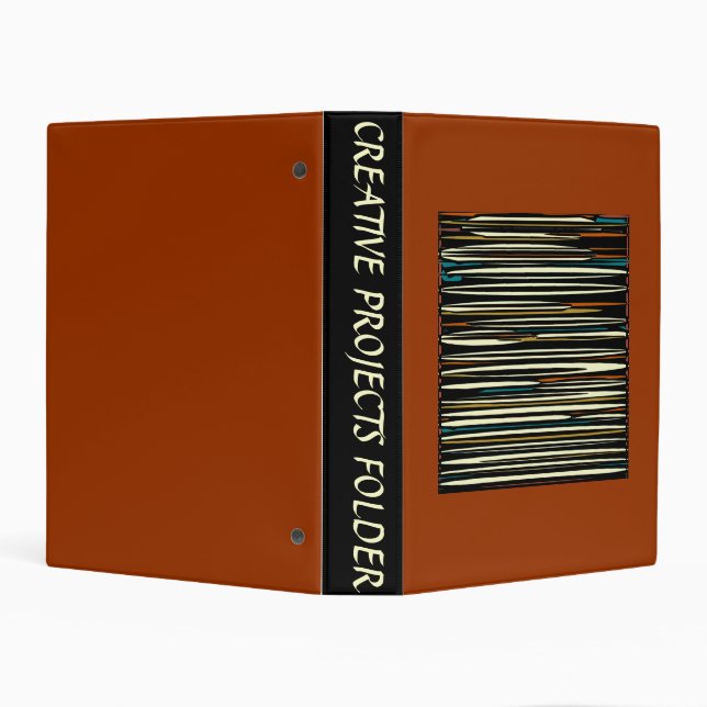 Striped Pattern Creative Projects Text Art Binders (Background)