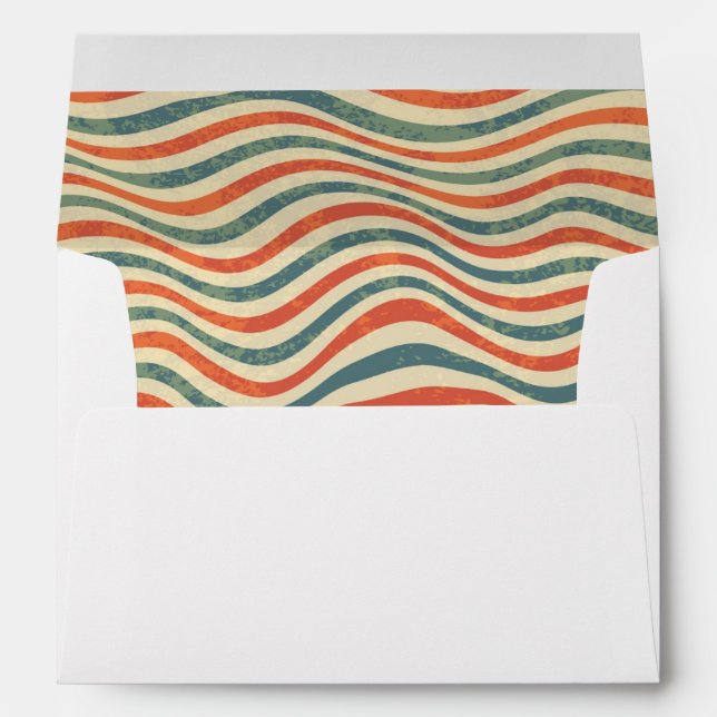Striped pattern envelope (Back (Bottom))