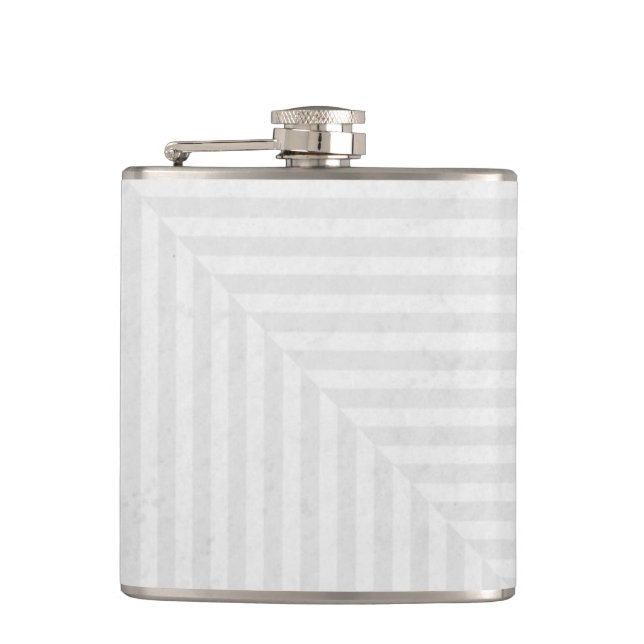 Striped pattern paper background flask (Front)