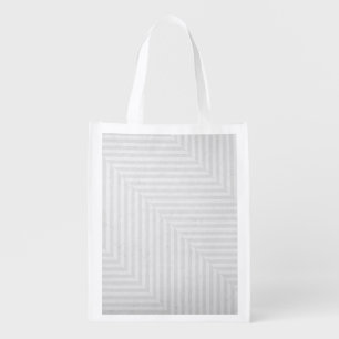 Striped pattern paper background reusable grocery bag