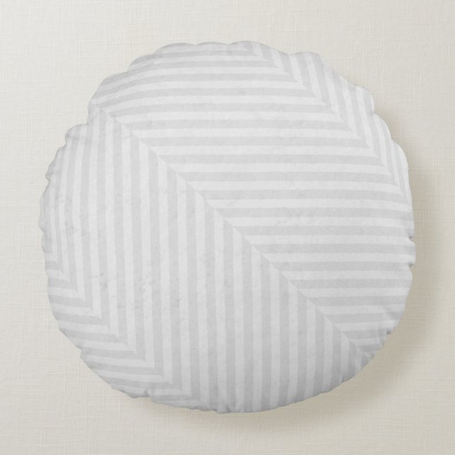 Striped pattern paper background round pillow (Front)