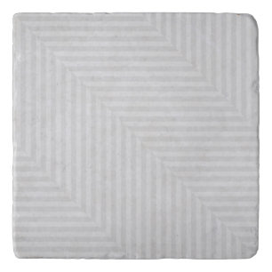 Striped pattern paper background trivet