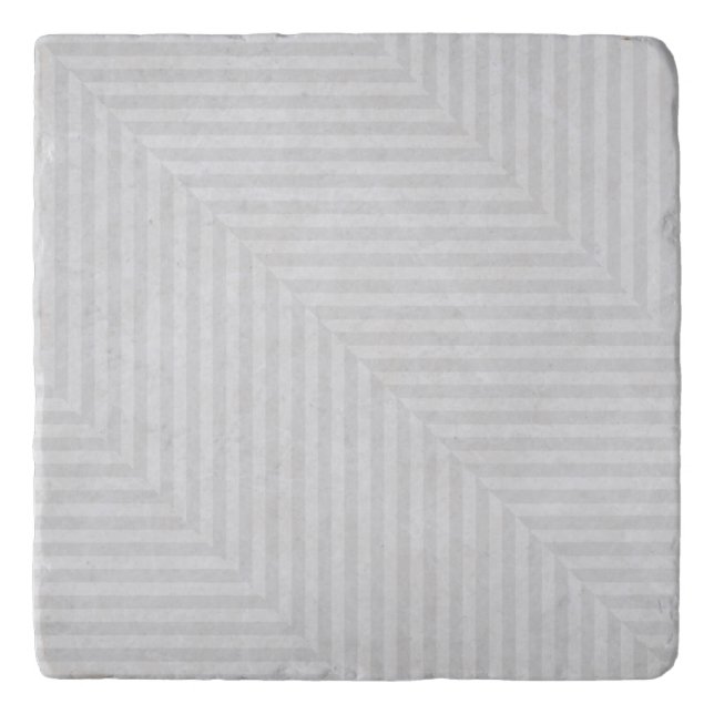 Striped pattern paper background trivet (Front)