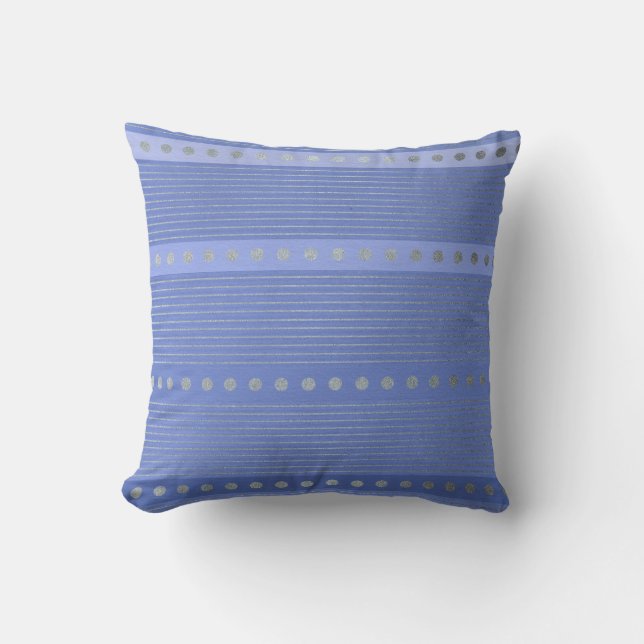 Striped Pattern Throw Pillow (Front)