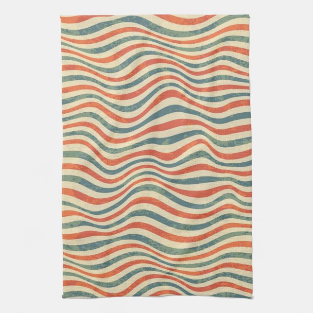 Striped pattern towel (Vertical)