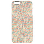 Striped pattern clear iPhone 6 plus case