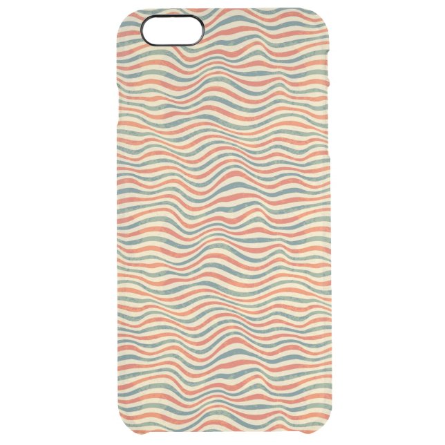 Striped pattern uncommon iPhone case (Back)
