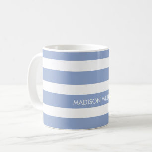 Striped Personalized Coffee Mug