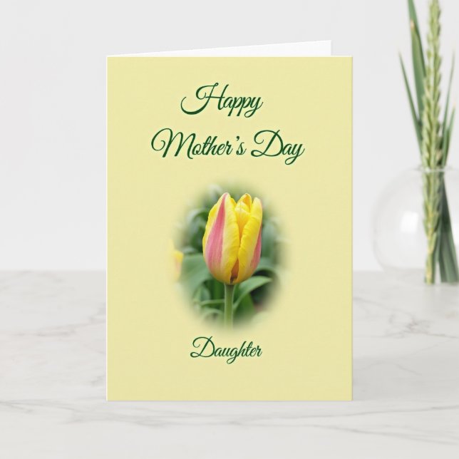 Striped Petal Mothers Day Card (Front)