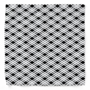 Striped Plaid Pattern Bandana