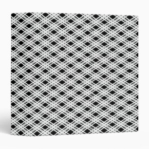 Striped Plaid Pattern Binder