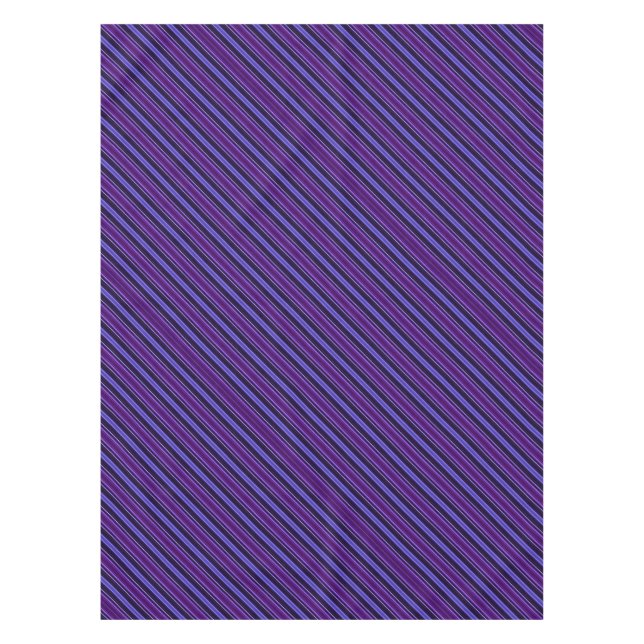 Striped Purples Tablecloth (Front)