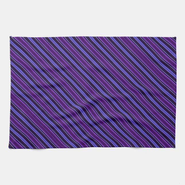 Striped Purples Towel (Horizontal)