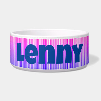 Striped rainbow colors bowl