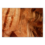 Striped Rock of Double Arch Alcove I Card