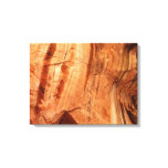 Striped Rock of Double Arch Alcove I from Zion Canvas Print