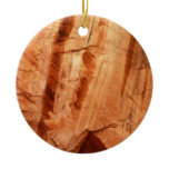 Striped Rock of Double Arch Alcove I from Zion Ceramic Ornament