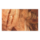 Striped Rock of Double Arch Alcove I Rectangular Sticker