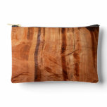 Striped Rock of Double Arch Alcove II at Zion Accessory Pouch