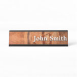 Striped Rock of Double Arch Alcove II at Zion Desk Name Plate