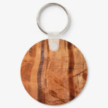 Striped Rock of Double Arch Alcove II at Zion Keychain