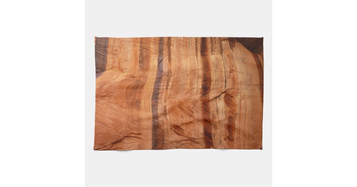 Striped Rock of Double Arch Alcove II at Zion Kitchen Towel | Zazzle