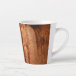 Striped Rock of Double Arch Alcove II at Zion Latte Mug