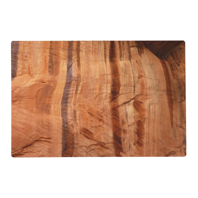 Striped Rock of Double Arch Alcove II at Zion Placemat (Front)