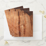 Striped Rock of Double Arch Alcove II at Zion Pocket Folder