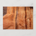 Striped Rock of Double Arch Alcove II at Zion Postcard