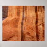 Striped Rock of Double Arch Alcove II at Zion Poster