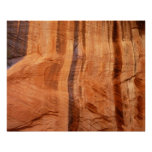 Striped Rock of Double Arch Alcove II at Zion Poster