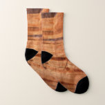 Striped Rock of Double Arch Alcove II at Zion Socks