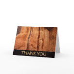 Striped Rock of Double Arch Alcove II at Zion Thank You Card