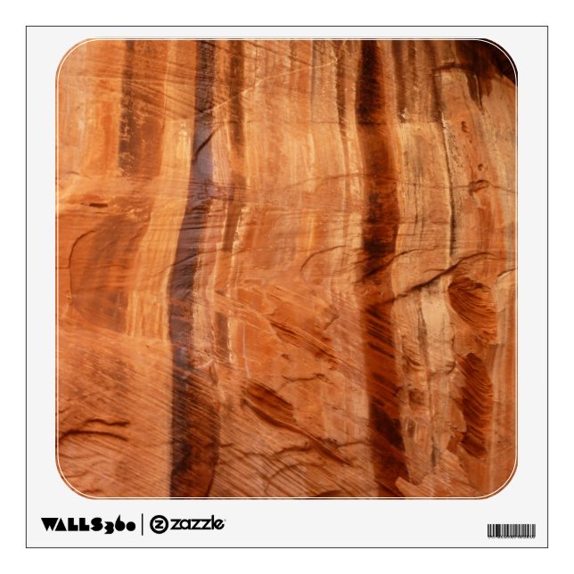 Striped Rock of Double Arch Alcove II at Zion Wall Decal (Front)