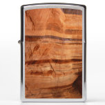 Striped Rock of Double Arch Alcove II at Zion Zippo Lighter