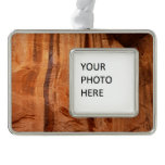 Striped Rock of Double Arch Alcove II Christmas Ornament