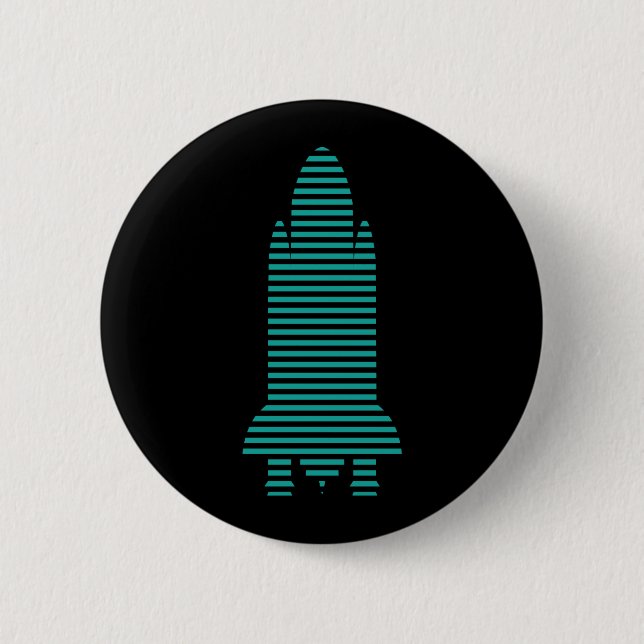 striped rocket button (Front)
