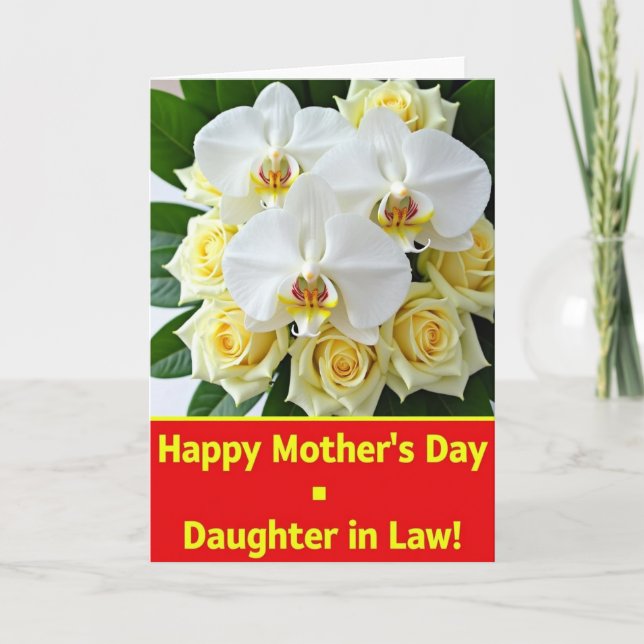 Striped Roses Affection Card (Front)