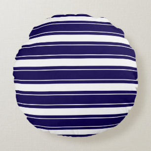 Striped Round Pillow