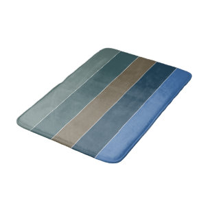 Striped Sand and Surf Colors of Barbados Bath Mat