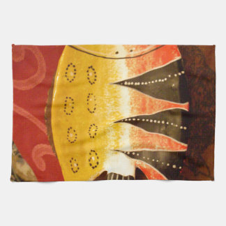 Striped Sensation Tiger Barb Fish Art Print Towel