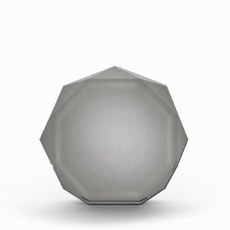 Striped Silver Brushed Aluminum Award