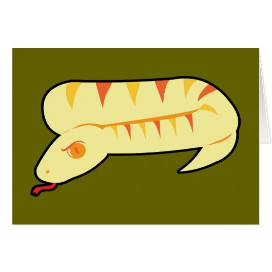 Striped Snake Cards (Front Horizontal)