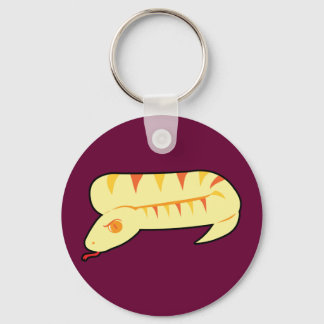 Striped Snake Keychain