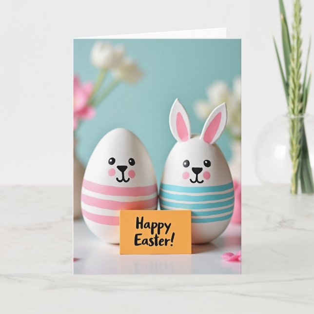 Striped Spring Figure Card (Front)