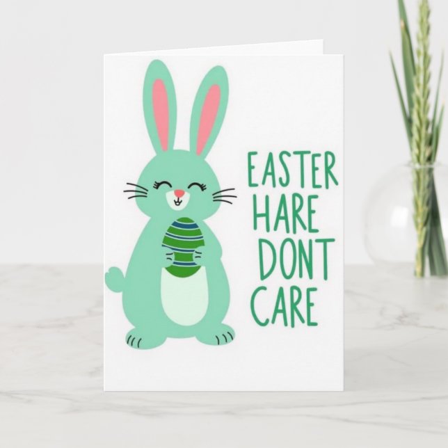 Striped Spring Oval Friend Card (Front)