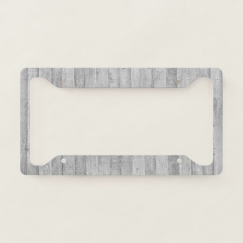 Striped Stone Wall 1 wall decor art  License Plate Frame