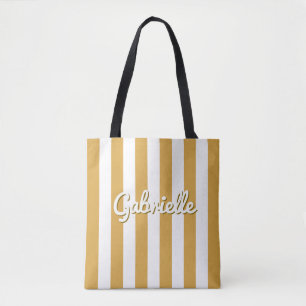 Striped Summer Sunset Girls Trip Travel Tote Bag